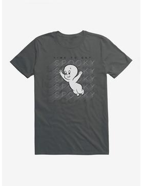 Casper The Friendly Ghost Virtual Raver Spooky Time T-Shirt, CHARCOAL, hi-res