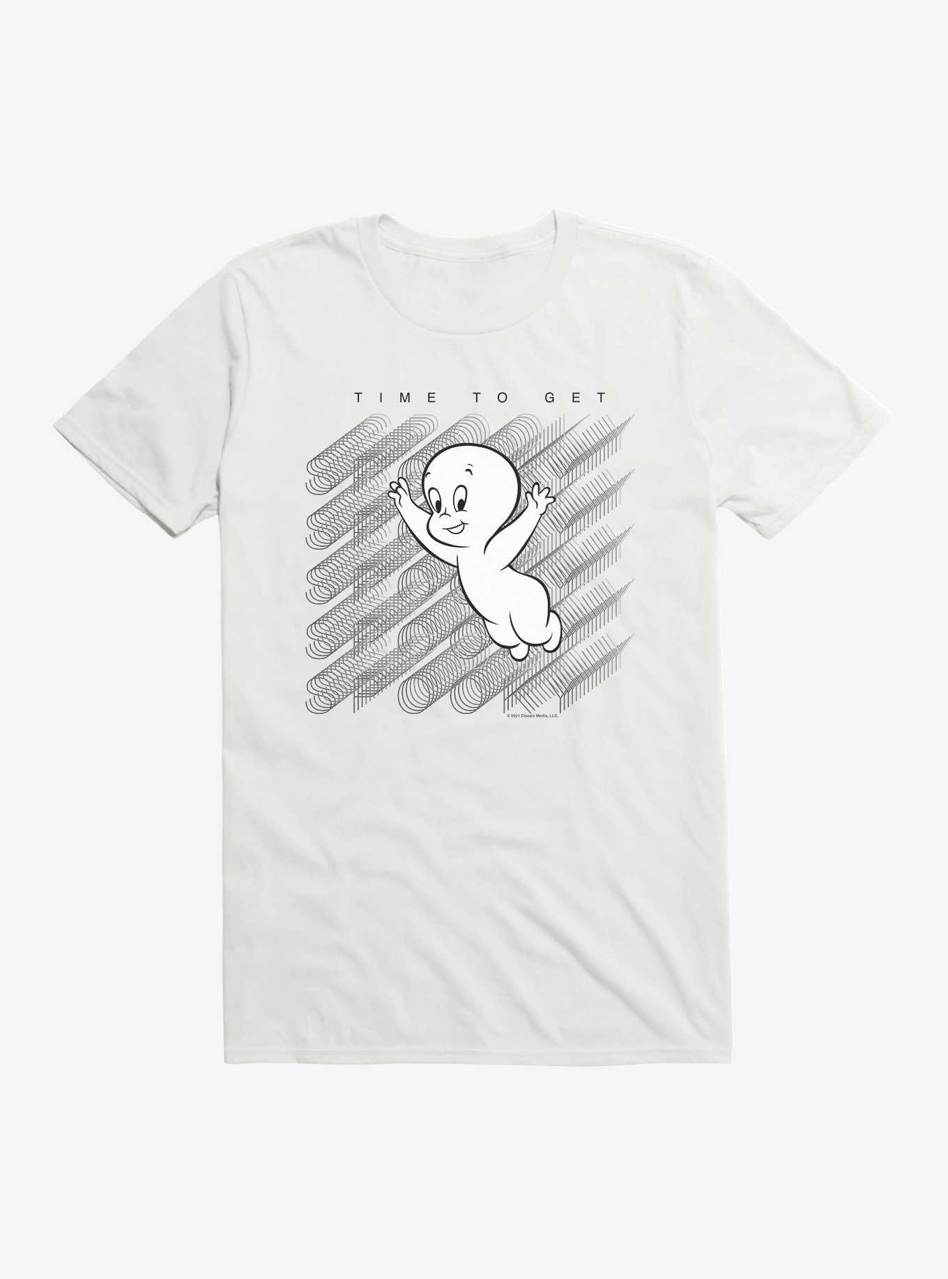 Casper The Friendly Ghost Virtual Raver Spooky Time T-Shirt, , hi-res