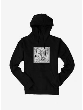 Fiona The Hippo Valentine's Day Cupid Sketch Hoodie, , hi-res