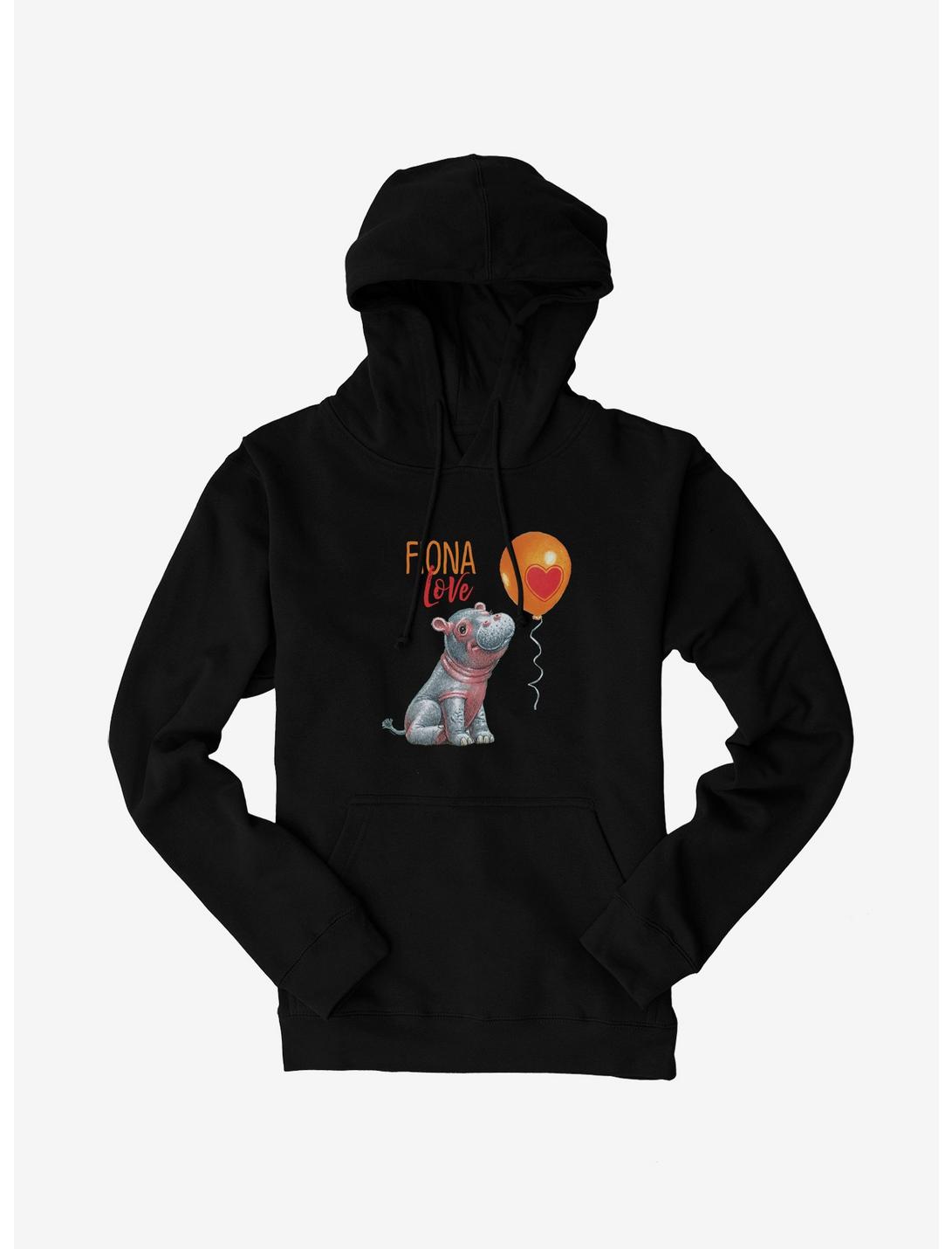 Fiona The Hippo Valentine's Day Love Balloon Hoodie, , hi-res