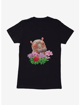 Fiona The Hippo Valentine's Day Flowers Womens T-Shirt, , hi-res