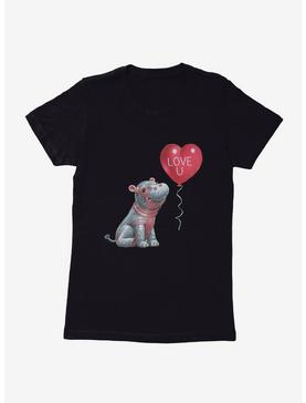 Fiona The Hippo Valentine's Day Love U Womens T-Shirt, , hi-res