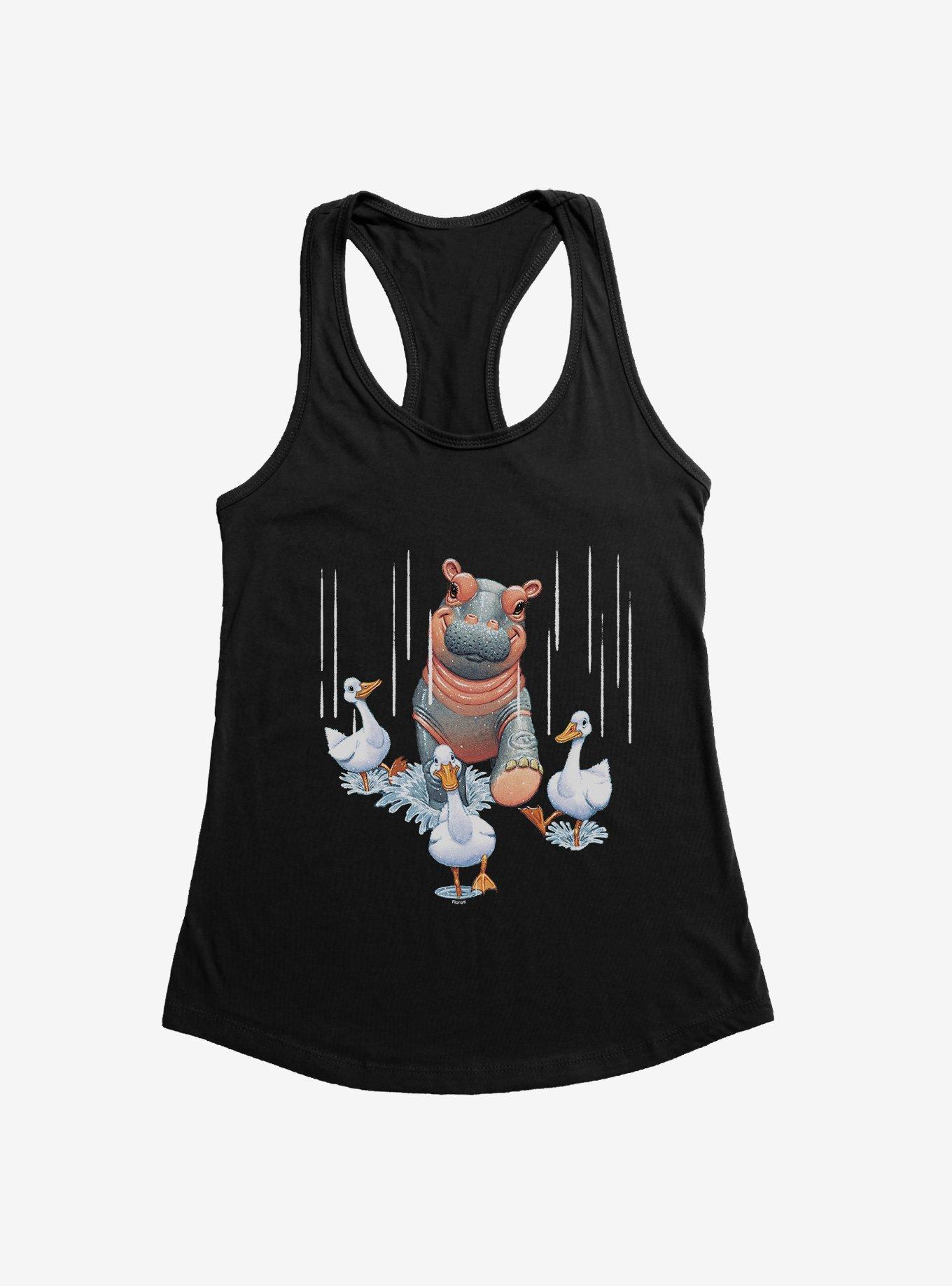 Fiona The Hippo Valentine's Day Ducks Womens Tank Top, , hi-res