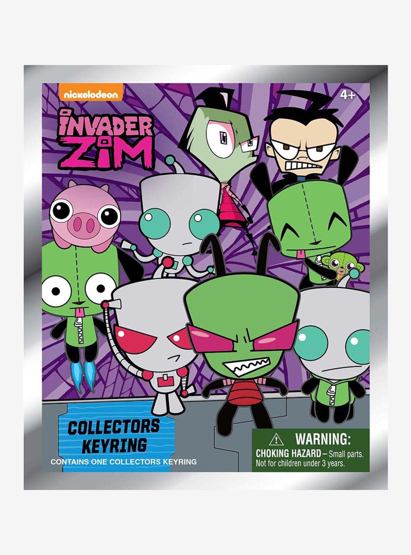 Invader Zim Blind Bag Collectors Key Ring, , hi-res