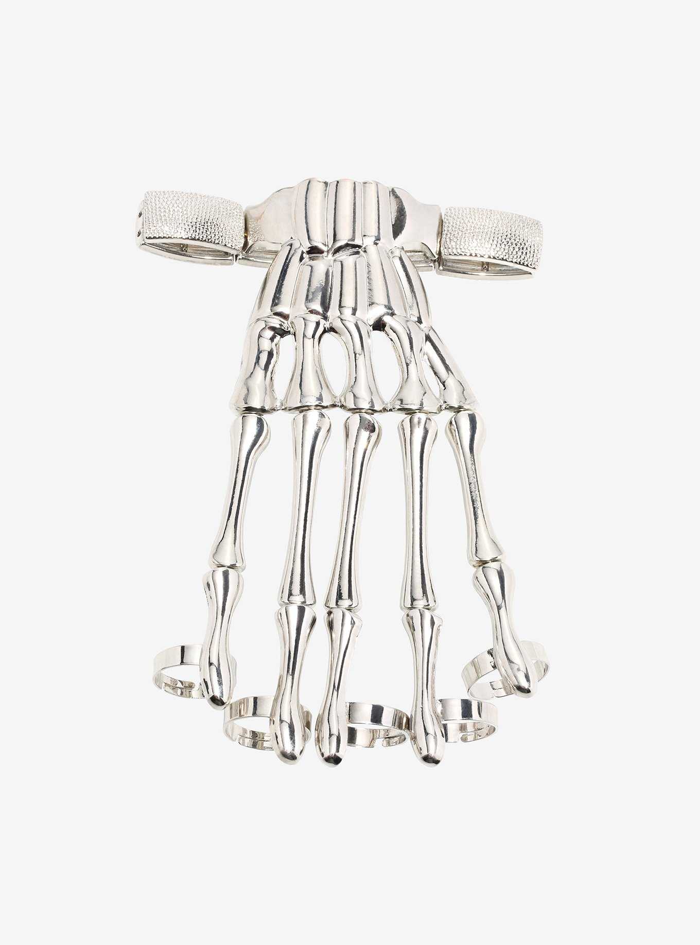Skeleton Hand Ring Bracelet, , hi-res