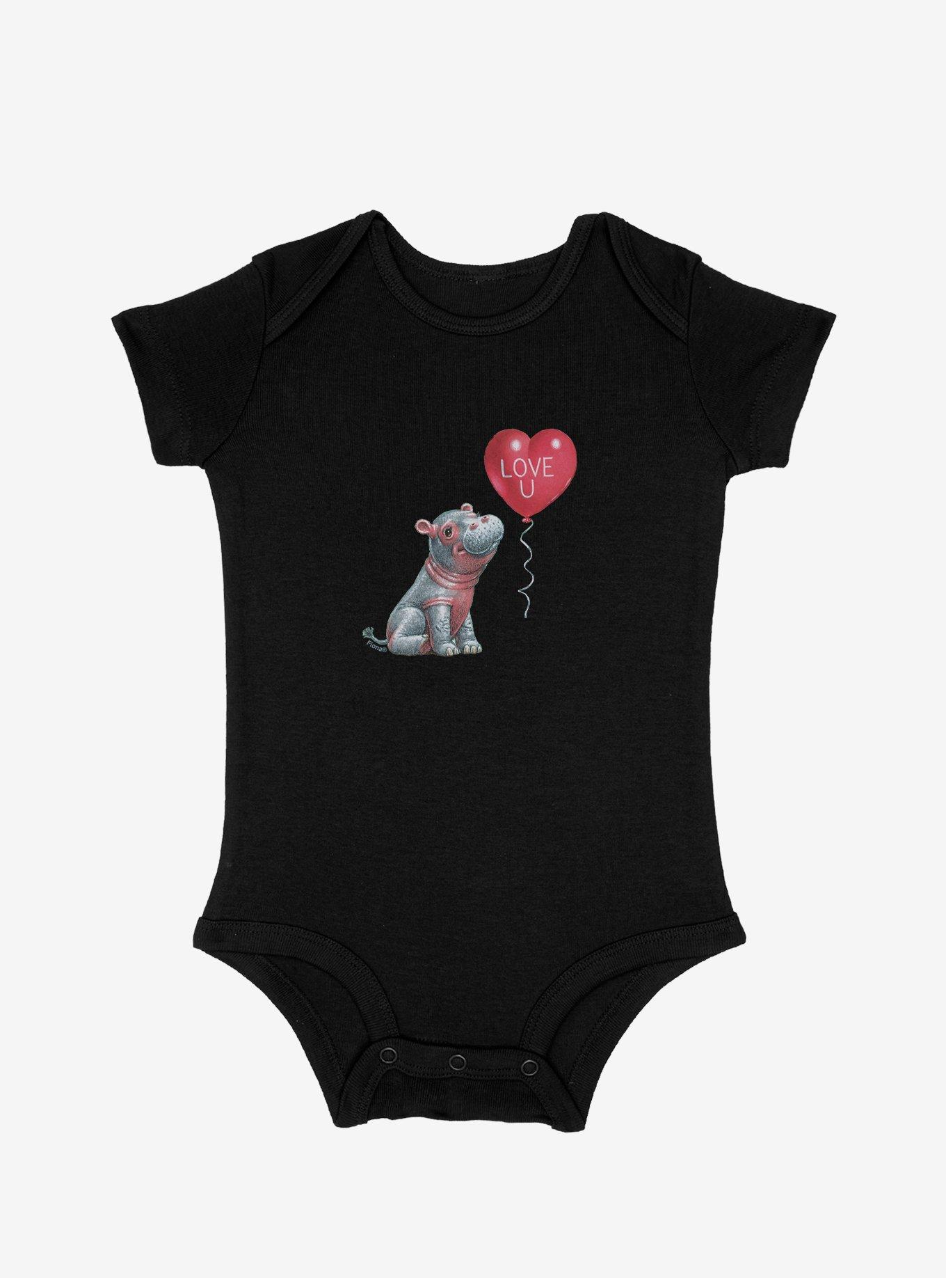 Fiona The Hippo Valentine's Day Love You Infant Bodysuit, , hi-res
