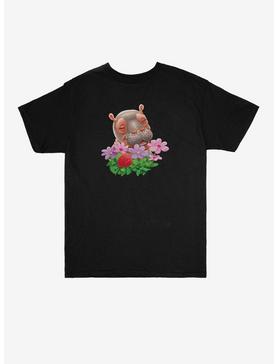 Fiona The Hippo Valentine's Day Flowers Youth T-Shirt, , hi-res