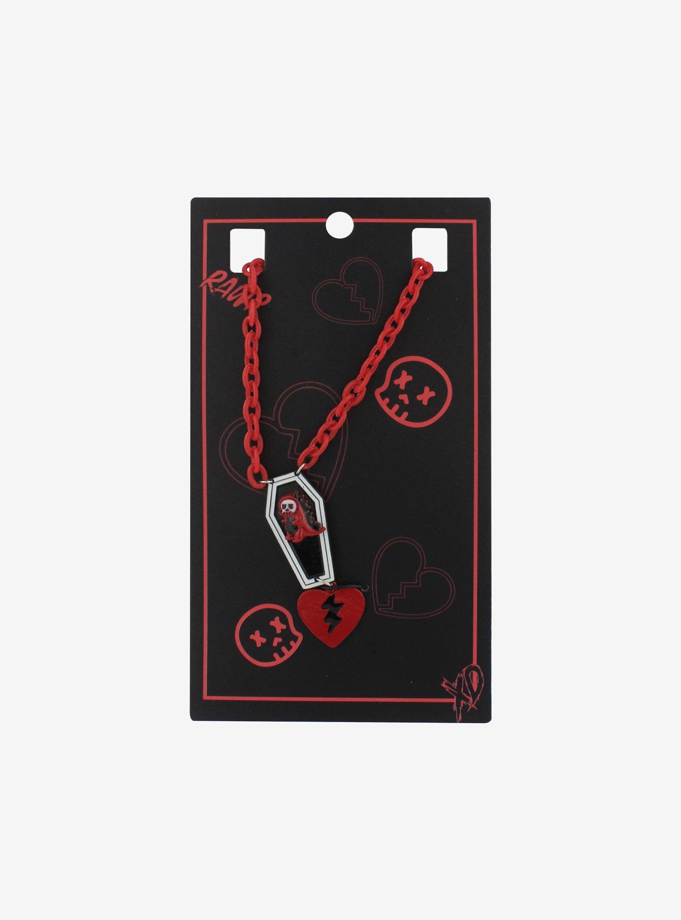 Rawr XD Dinosaur Coffin Necklace, , hi-res