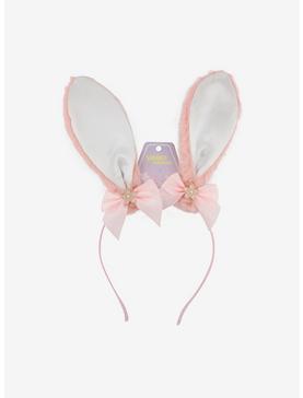 Pink Sakura Bunny Ear Headband, , hi-res