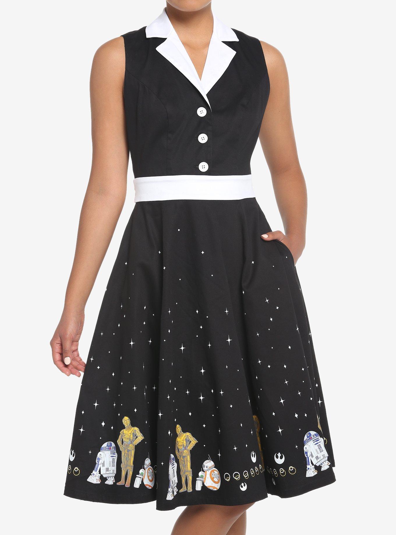 Her Universe Star Wars Droid Retro Dress, MULTI, hi-res