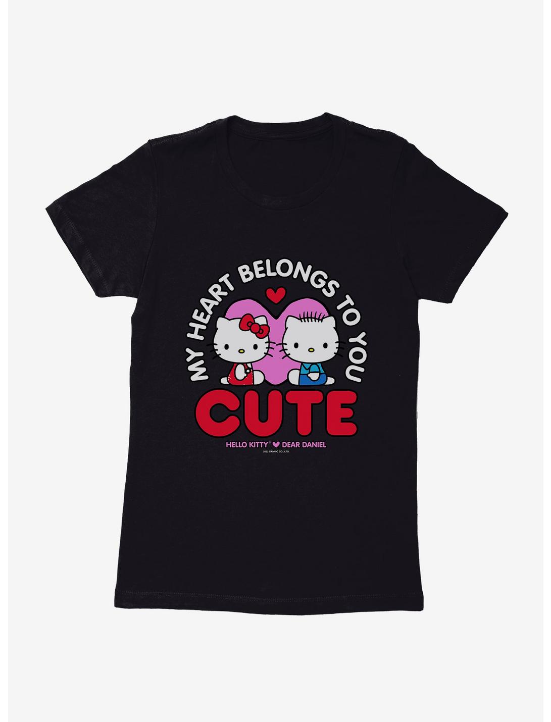 Hello Kitty Valentine's Day Heart Belongs To You Womens T-Shirt, , hi-res