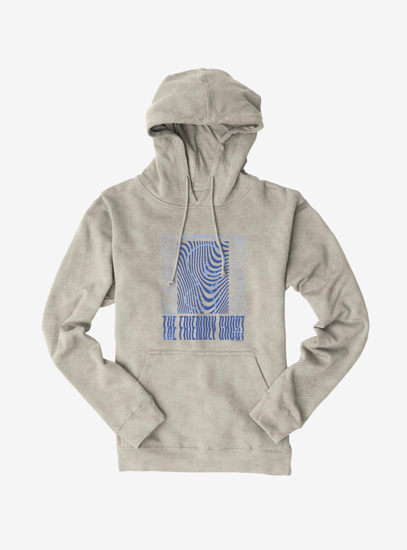 Casper The Friendly Ghost Virtual Raver Swirl Ghost Hoodie, , hi-res