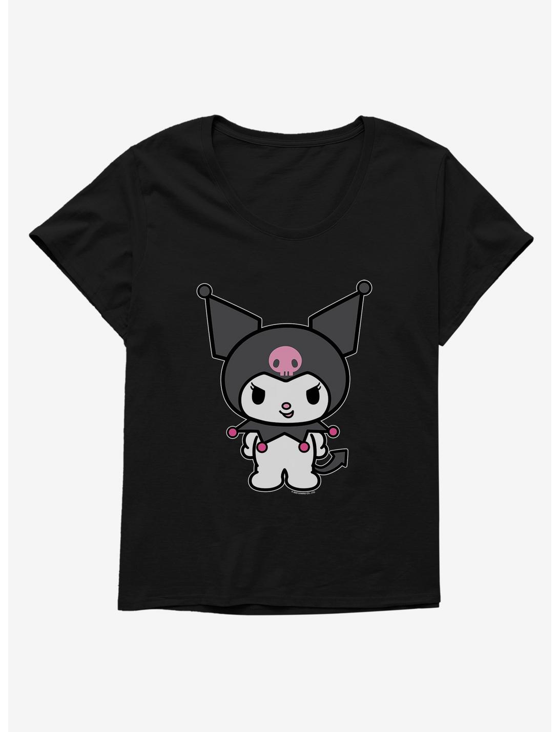 Kuromi Evil Grin Womens T-Shirt Plus Size, , hi-res