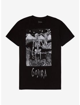 Gojira Desert Skeleton Girls T-Shirt, BLACK, hi-res