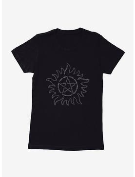 Supernatural Devil's Trap Typography Womens T-Shirt, , hi-res