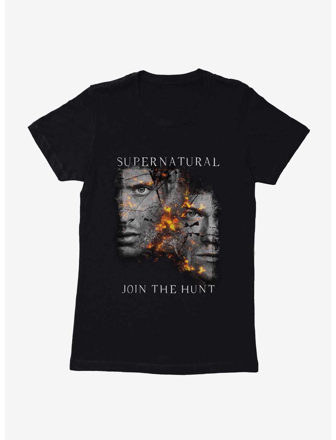 Supernatural Fire Crackle Sam & Dean Womens T-Shirt, , hi-res