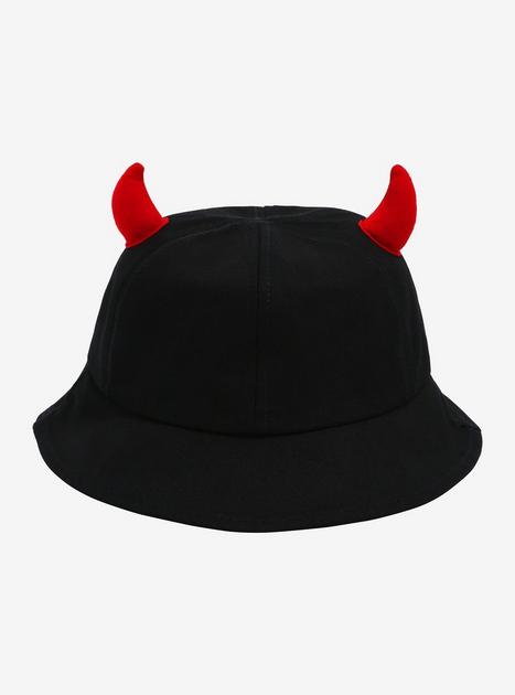 3D Devil Horns Bucket Hat Hot Topic