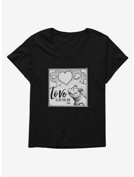 Fiona The Hippo Valentine's Day Cloud Sketch Womens T-Shirt Plus Size, , hi-res