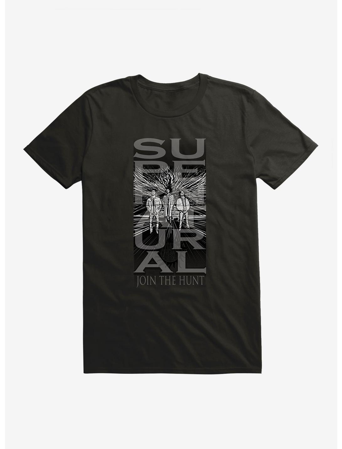 Supernatural Join The Hunt Banner Style T-Shirt, , hi-res