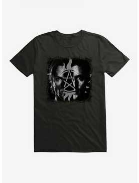 Supernatural Pentagram Split Sam & Dean T-Shirt, , hi-res