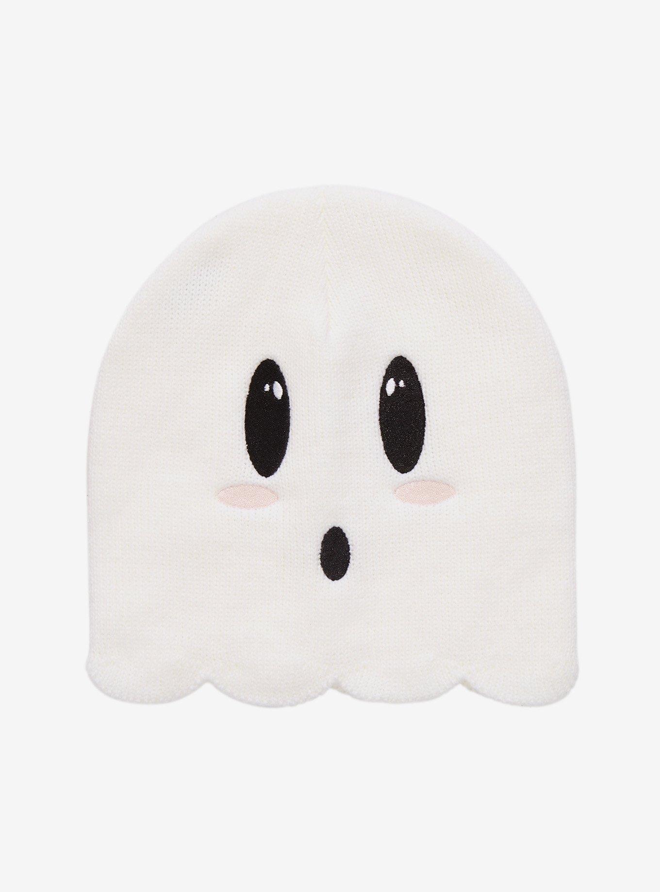Chibi Ghost Scalloped Beanie, , hi-res