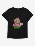Fiona The Hippo Valentine's Day Flowers Womens T-Shirt Plus Size, , hi-res