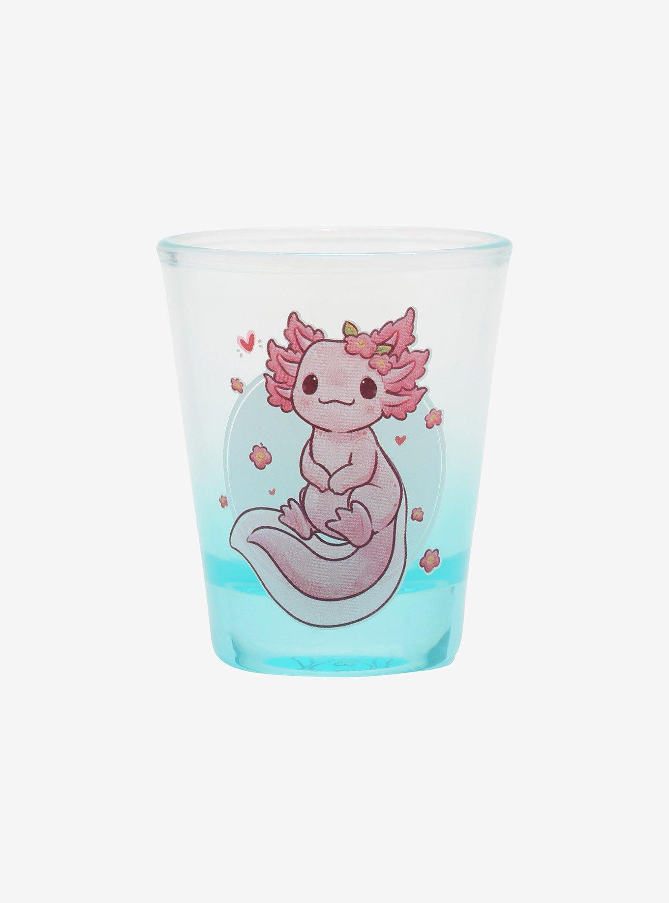 Floral Axolotl Mini Glass, , hi-res