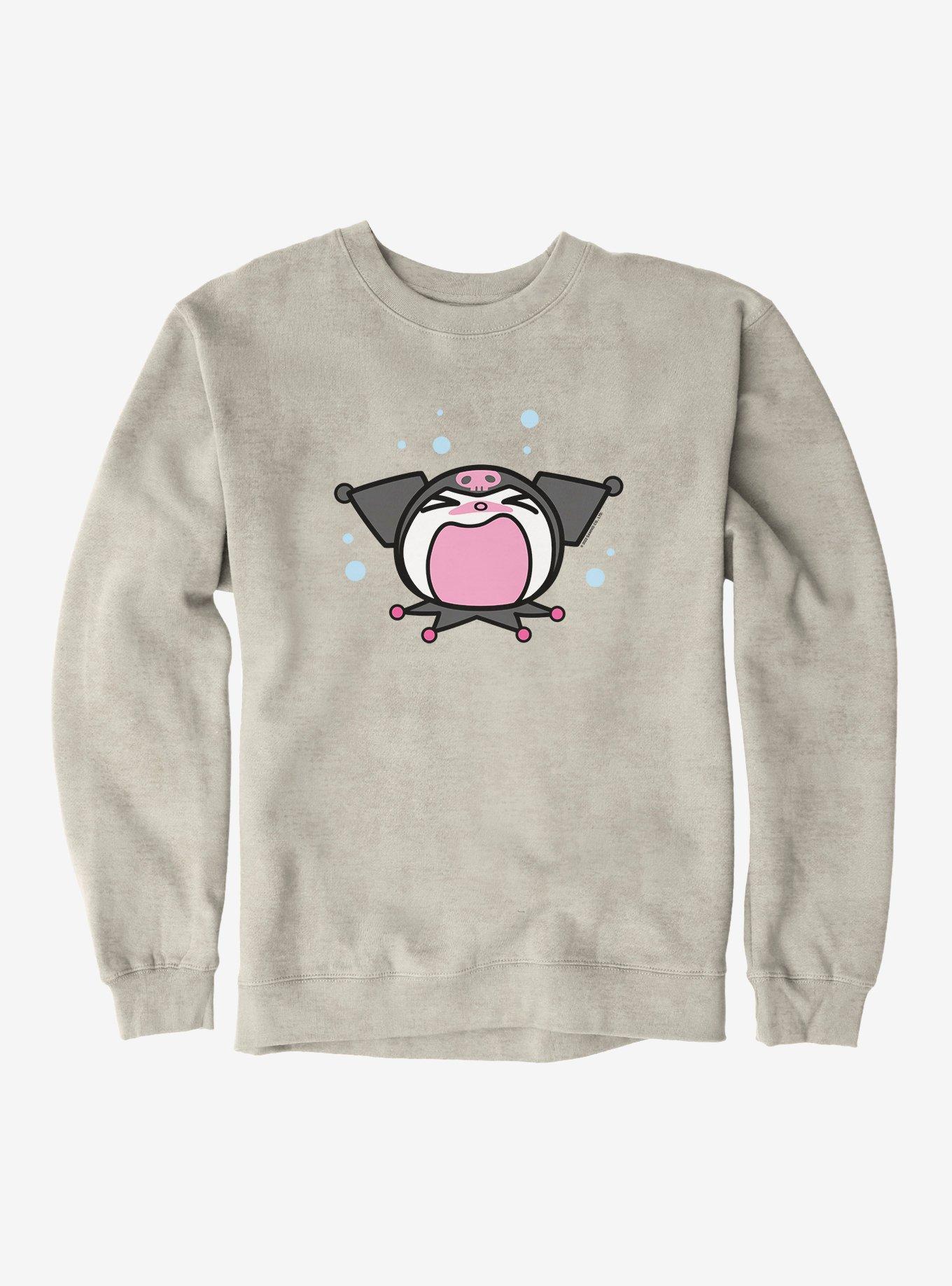 Kuromi Screaming Sweatshirt, , hi-res