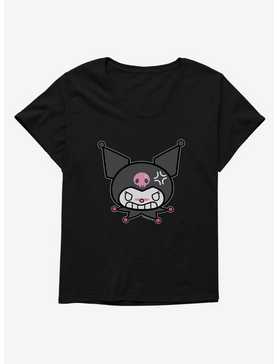 Kuromi All Anger Girls T-Shirt Plus Size, , hi-res
