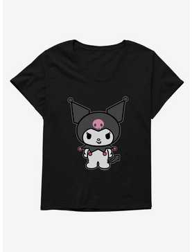 Kuromi Evil Grin Girls T-Shirt Plus Size, , hi-res
