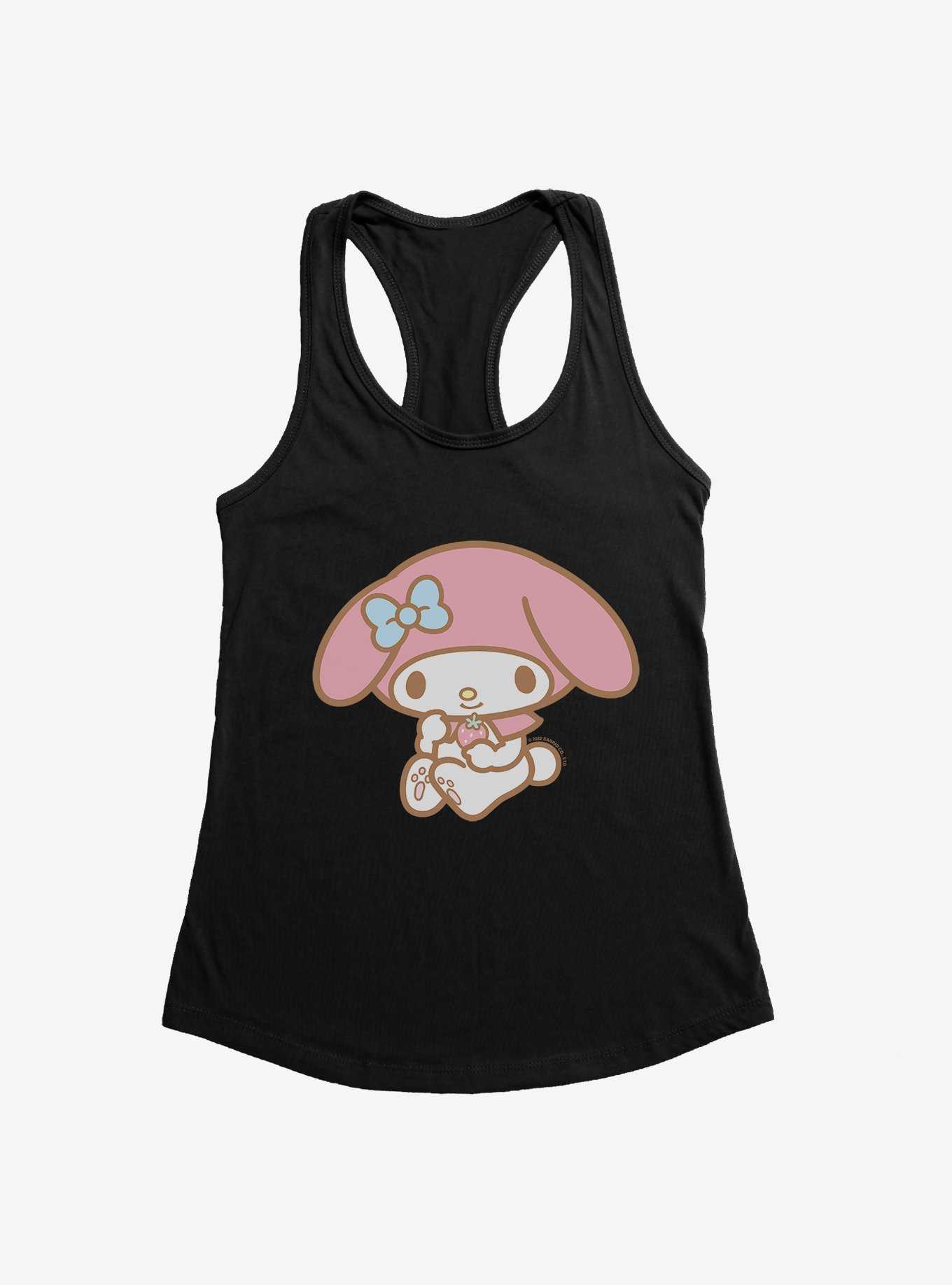 My Melody Holding Strawberry Womens Tank Top, , hi-res