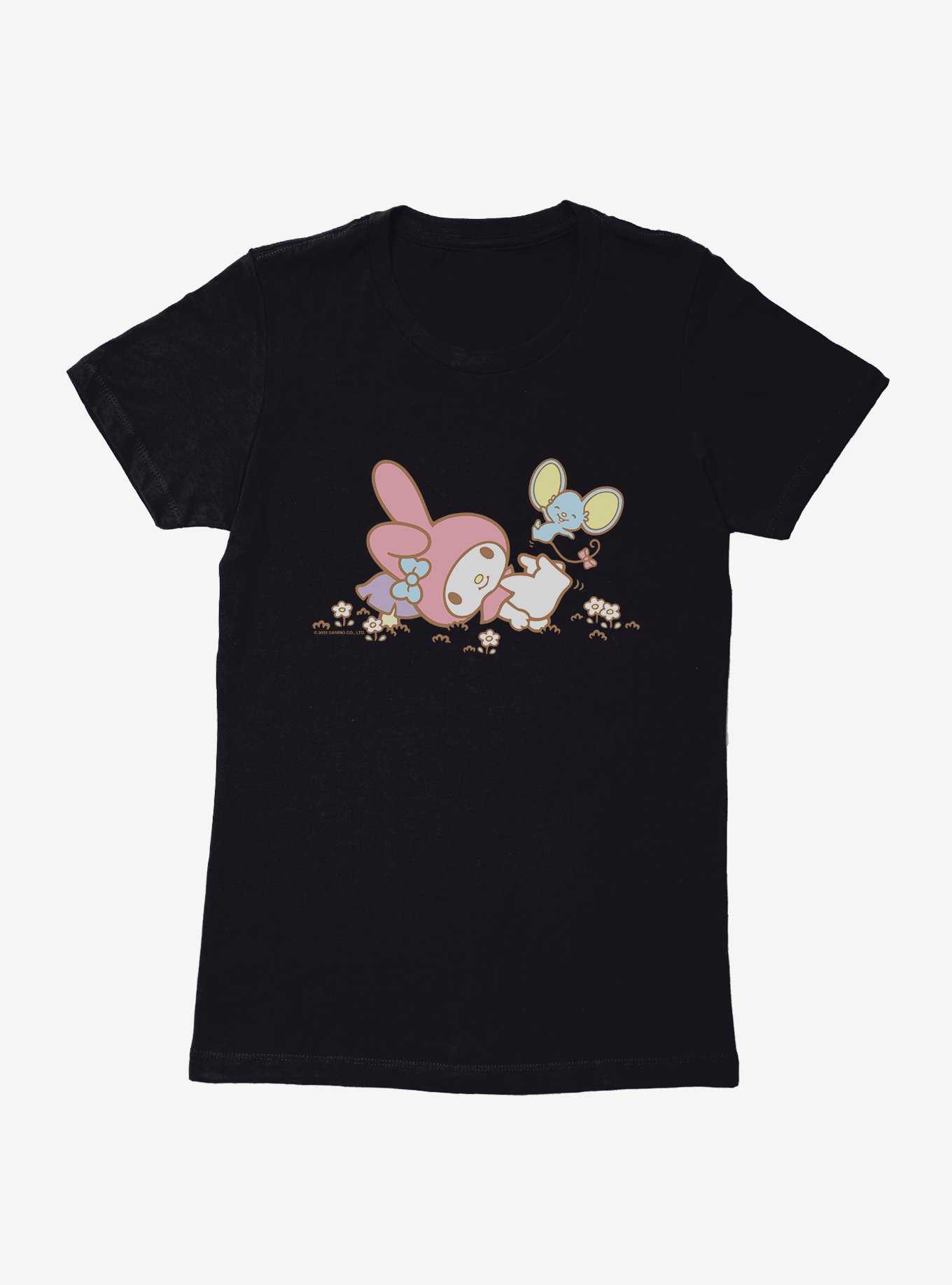 My Melody Outside Adventure With Flat Womens T-Shirt, , hi-res
