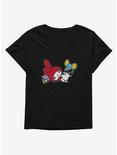 My Melody Adventure With Flat Womens T-Shirt Plus Size, , hi-res