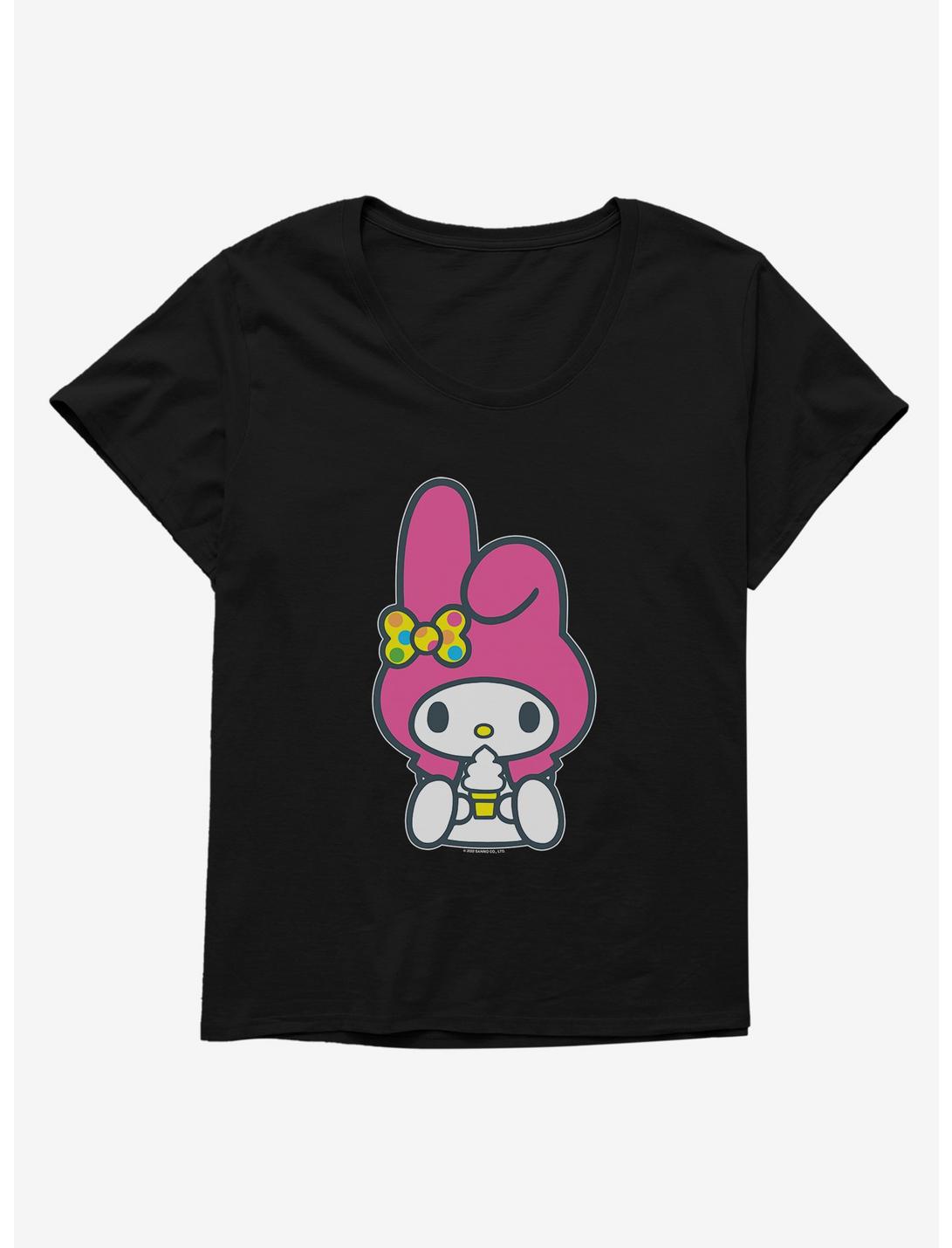 My Melody Loves Ice Cream Womens T-Shirt Plus Size, , hi-res