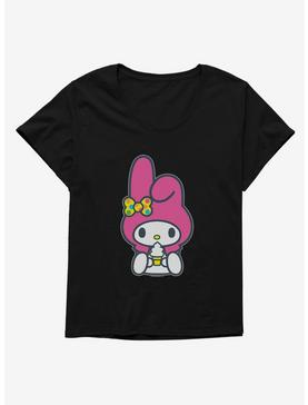 Plus Size My Melody Loves Ice Cream Womens T-Shirt Plus Size, , hi-res