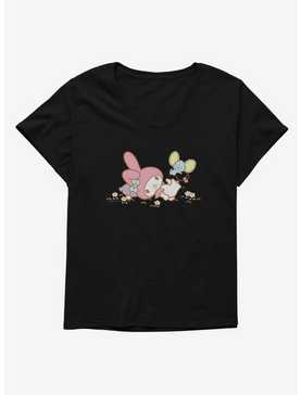 My Melody Outside Adventure With Flat Womens T-Shirt Plus Size, , hi-res