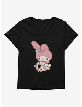 Plus Size My Melody Picking Flowers Womens T-Shirt Plus Size, , hi-res