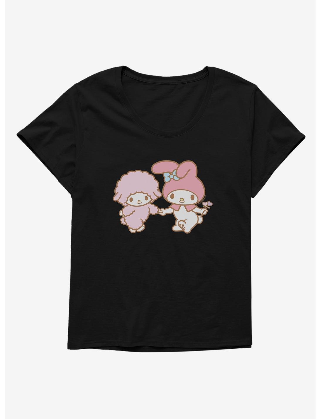 My Melody Skipping With Piano Womens T-Shirt Plus Size, , hi-res
