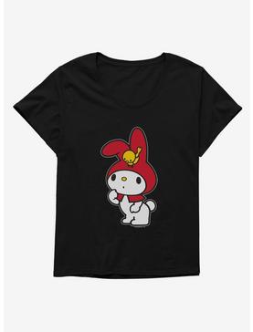 Plus Size My Melody Thinking Womens T-Shirt Plus Size, , hi-res