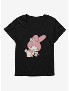 Plus Size My Melody Watering Garden Womens T-Shirt Plus Size, , hi-res