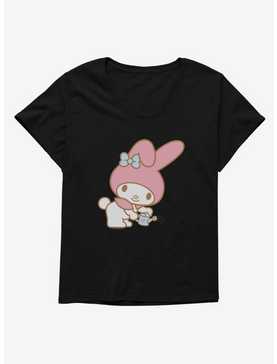 My Melody Watering Garden Womens T-Shirt Plus Size, , hi-res