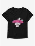 My Melody Writing Womens T-Shirt Plus Size, , hi-res