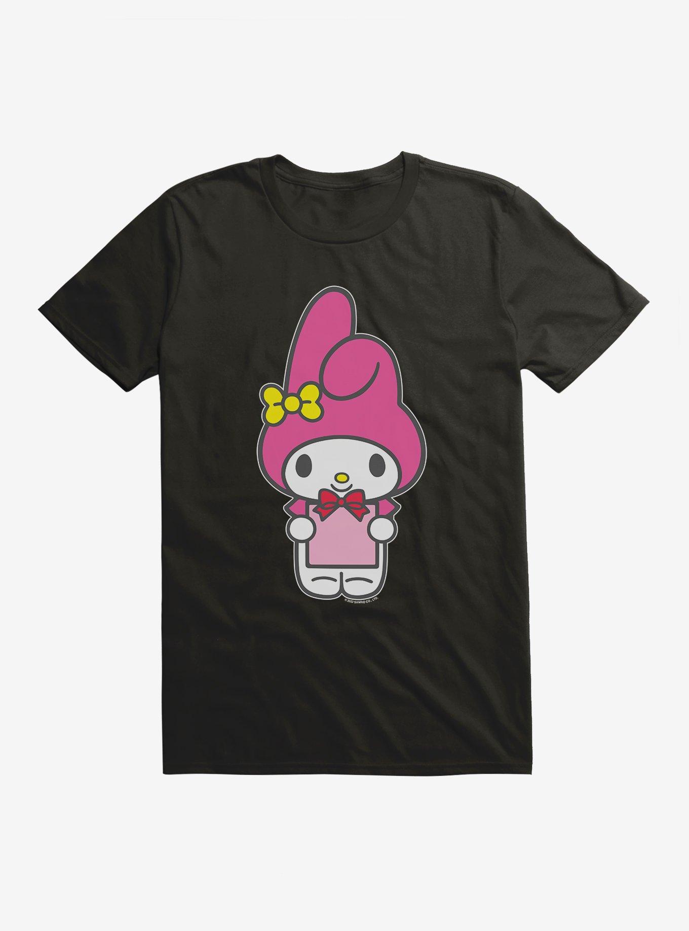 Cute my melody t-shirt roblox  Roblox shirt, Cute black shirts