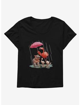 Fiona The Hippo Valentine's Day Staying Dry Girls T-Shirt Plus Size, , hi-res