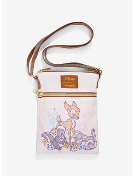 Loungefly Disney Bambi Friends & Flowers Passport Crossbody Bag, , hi-res