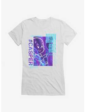 Casper The Friendly Ghost Virtual Raver Scary Cute Girls T-Shirt, , hi-res