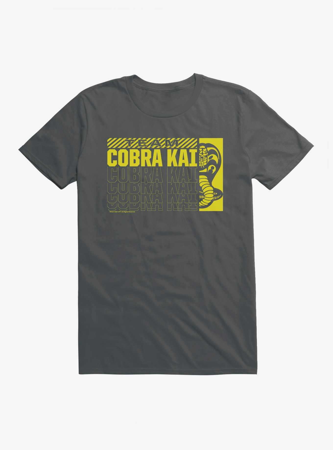 COBRA KAI S4 Logo T-Shirt, CHARCOAL, hi-res