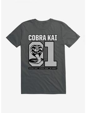 COBRA KAI S4 Varsity Number T-Shirt, CHARCOAL, hi-res