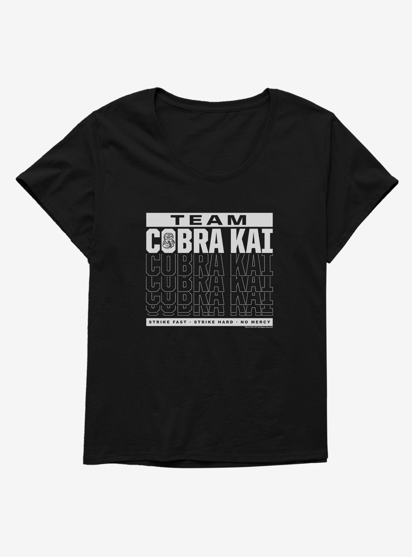 COBRA KAI S4 Team Motto Girls T-Shirt Plus Size, , hi-res