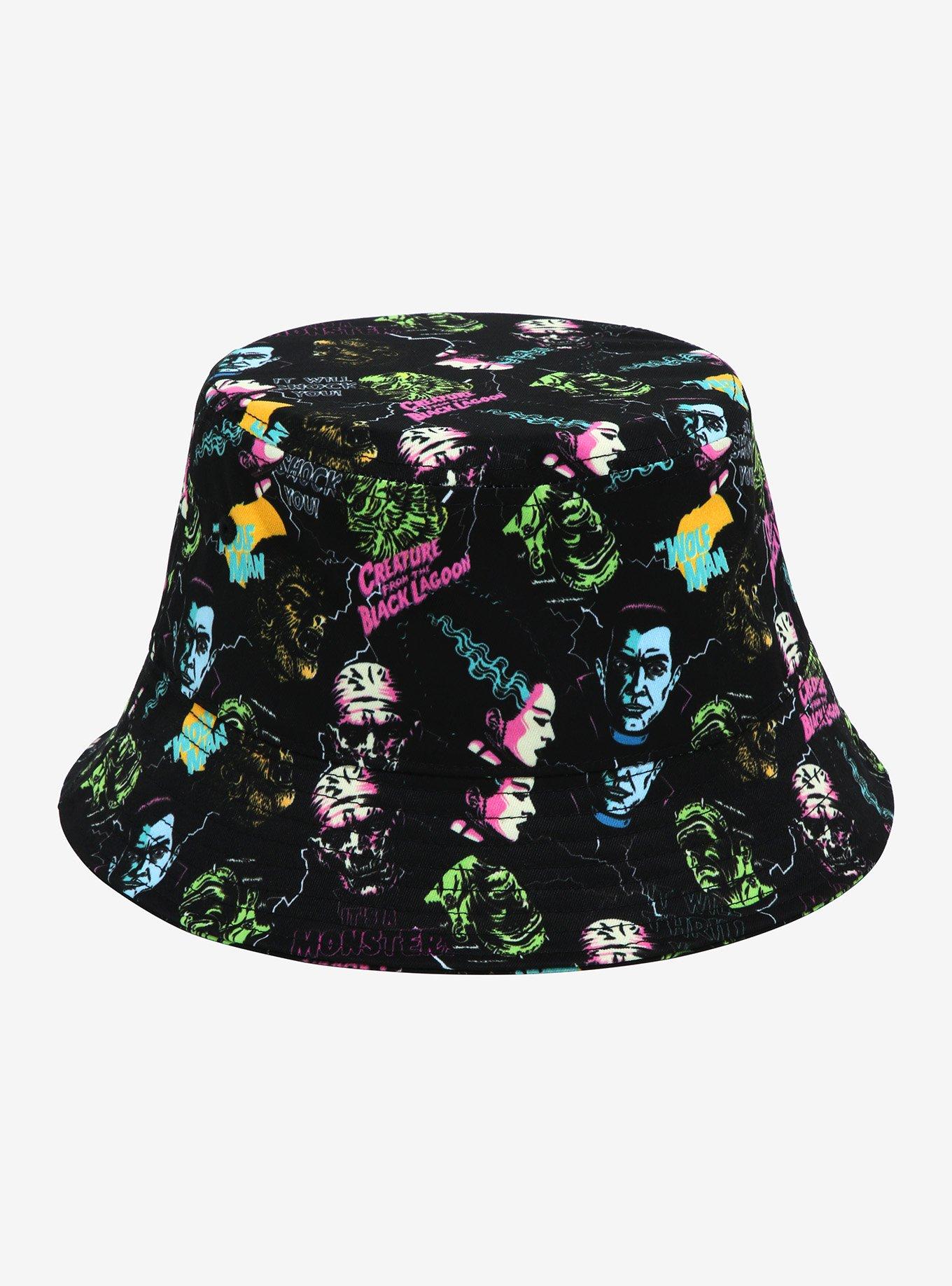Universal Monsters Neon Characters Bucket Hat | Hot Topic